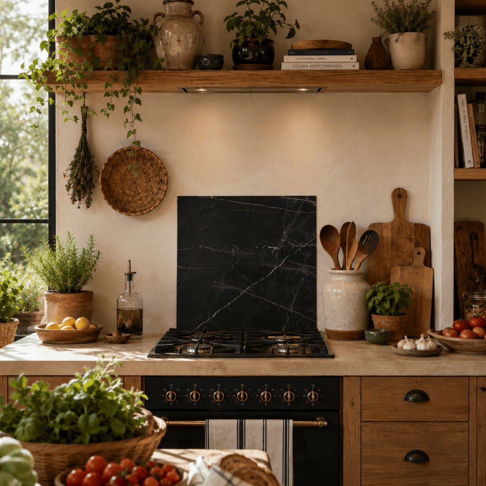 Salpicadero de cocina Pietra Black