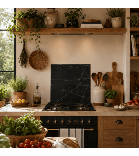 Salpicadero de cocina Pietra Black