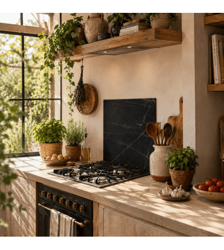 Salpicadero de cocina Pietra Black