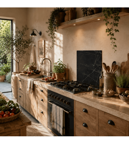 Salpicadero de cocina Pietra Black