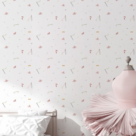 Ambiente del Papel pintado autoadhesivo con estampado Ballet