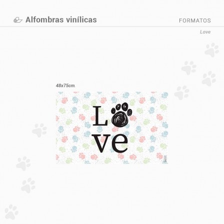 Alfombra Vinílica Love