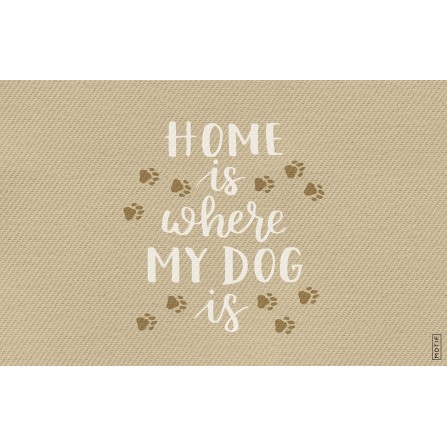 Alfombra Vinílica Home is Where My Dog is