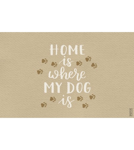 Alfombra Vinílica Home is Where My Dog is