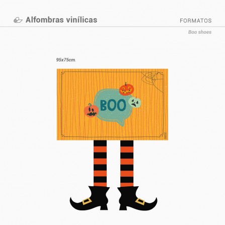 Alfombra Vinílica Boo Shoes