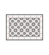 Pack de 6 manteles Hidra Flor Gris