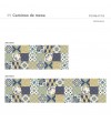Camino de mesa con estampado  Hidraulico