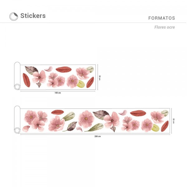 Sticker Flores Siena