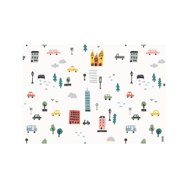 Pack de 6 manteles City Car