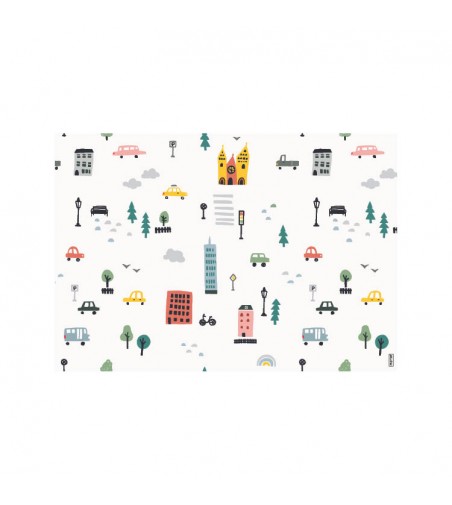 Pack de 6 manteles City Car