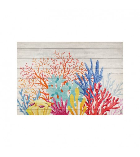 Pack de 6 manteles Coral