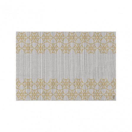 Mantel individual con estampado Grey Amarillo.