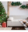 Alfombra Vinílica Tartán Navideño