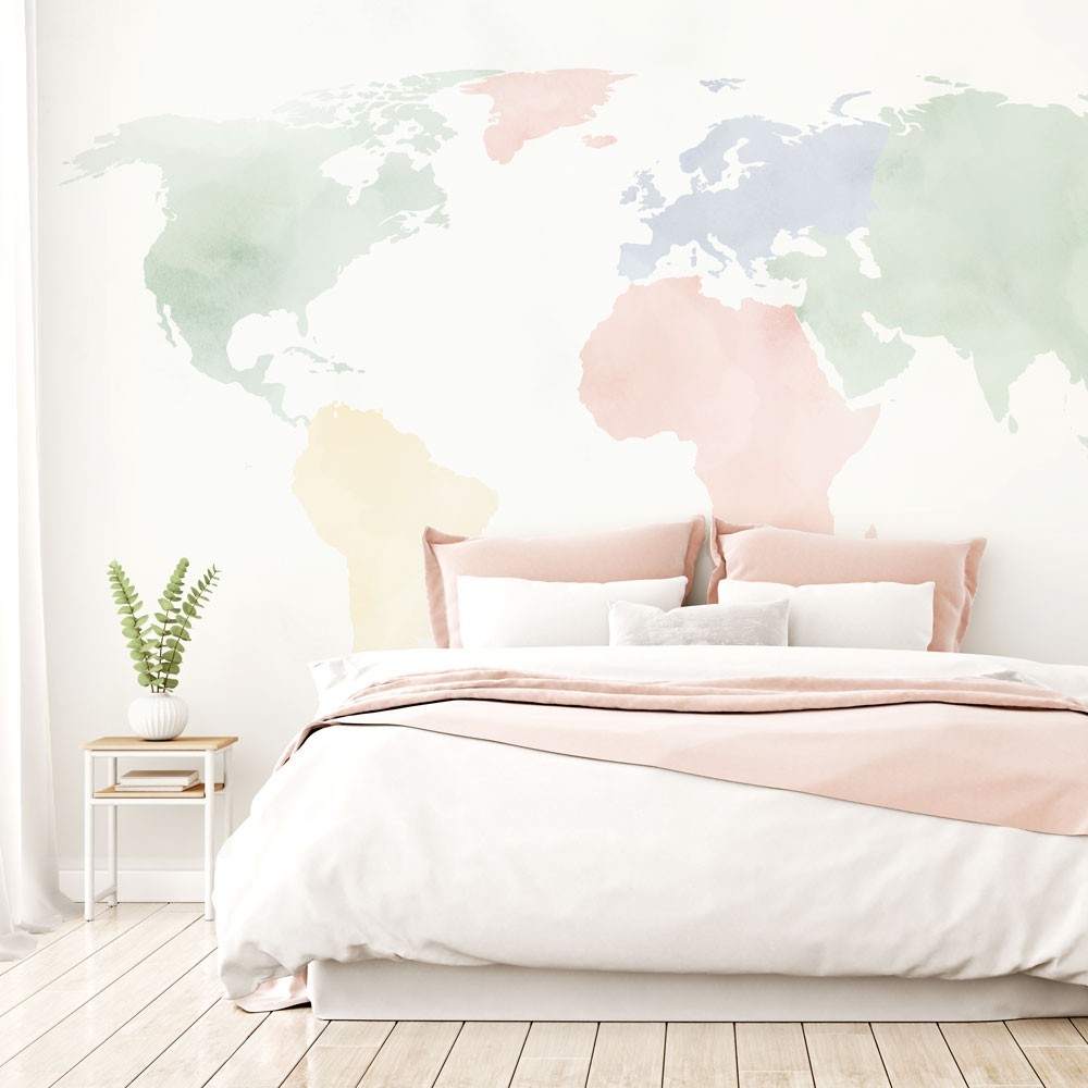 Mural Autoadhesivo Cute World