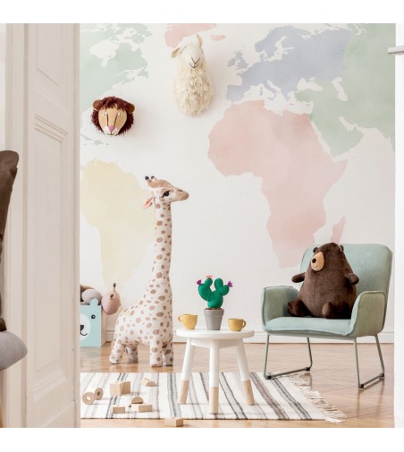 Mural Autoadhesivo para pared Cute World