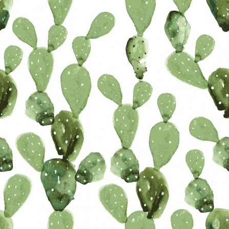Ambiente del Papel pintado autoadhesivo con estampado Cactus