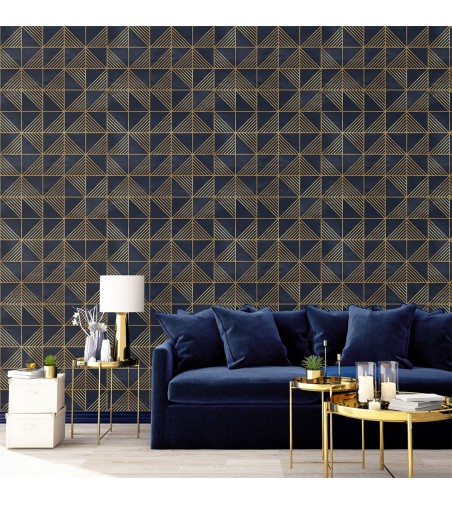 Papel Autoadhesivo Gold Triangles