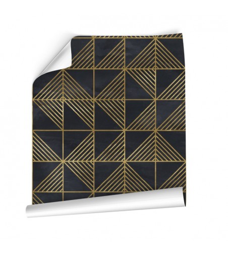 Papel Autoadhesivo Gold Triangles