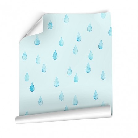 Ambiente del Papel pintado autoadhesivo con estampado Lluvia