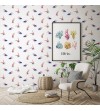 Ambiente del Papel pintado autoadhesivo con estampado Nadadoras Navy