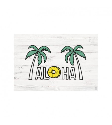 Pack de 6 manteles Aloha