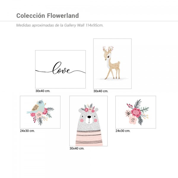 Colección Láminas Flowerland