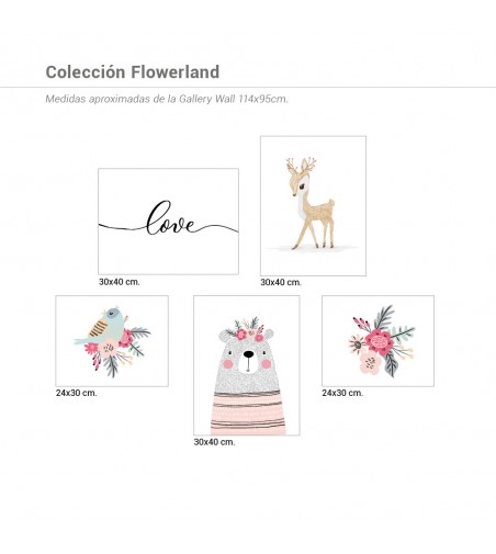 Colección Láminas Flowerland