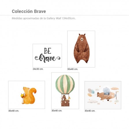 Colección Láminas Brave