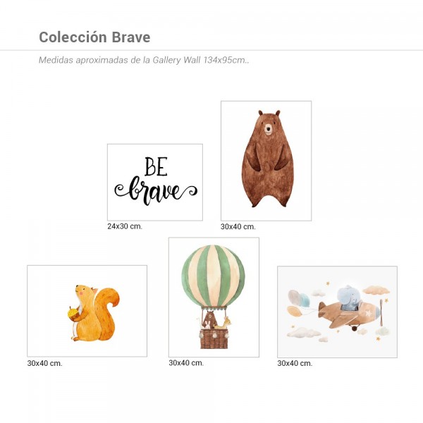 Colección Láminas Brave