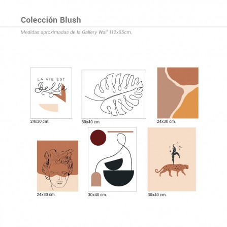 Colección Láminas Blush