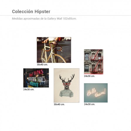 Colección Láminas Hipster