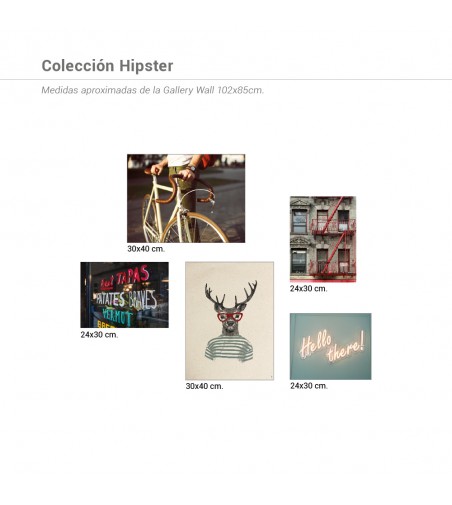 Colección Láminas Hipster