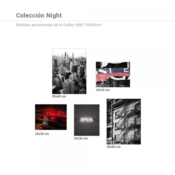 Colección Láminas Night
