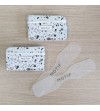 SUJETA MASCARILLAS  Y GUARDA MASCARILLAS. Pack 2 unidades de cada
