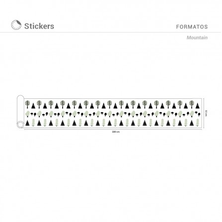 Stickers Mountain