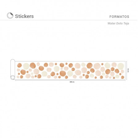 Stickers Water Dots