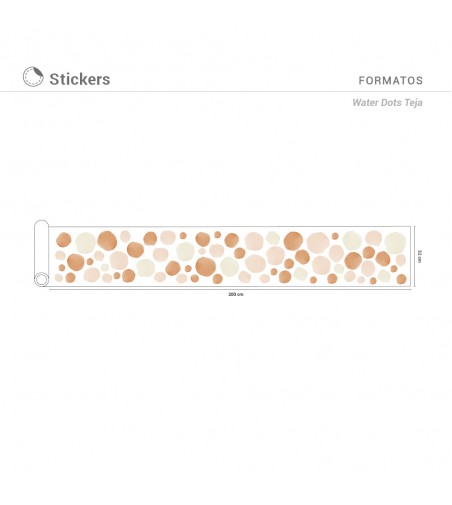 Stickers Water Dots