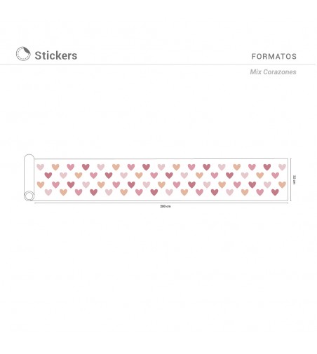 Stickers Mix Corazones