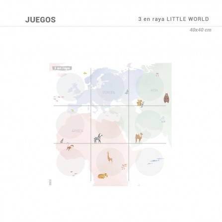 Juego Tres en Raya Little World