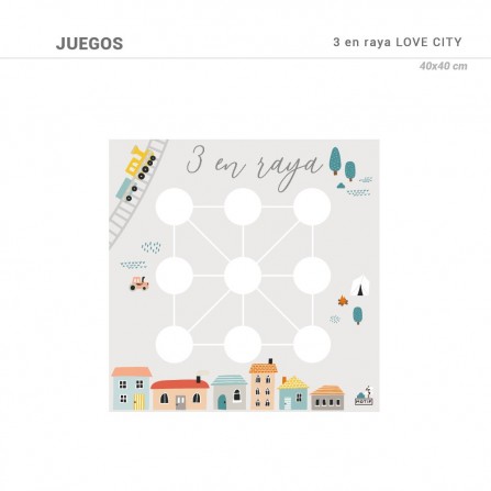 Juego Tres en Raya Love City