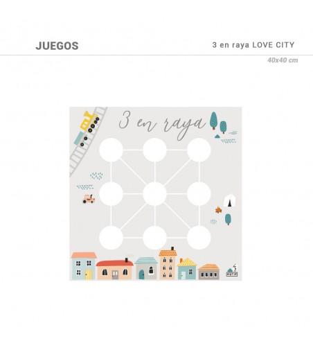 Juego Tres en Raya Love City