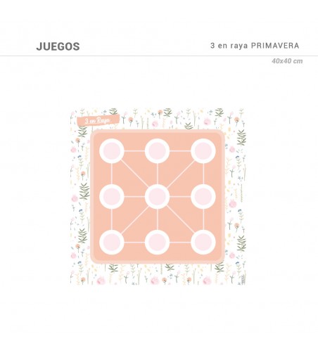 Juego Tres en Raya Primavera