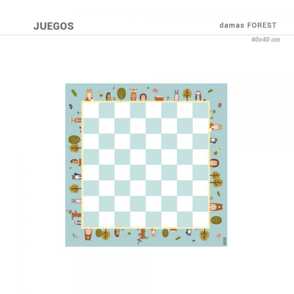 Juego Damas Forest