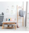 Sticker con estampado nubes