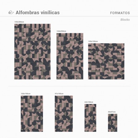 Alfombra Vinílica Blocks