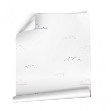 Papel Autoadhesivo Nubes