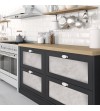 Vinilo para muebles con estampado Pizarra Carbon