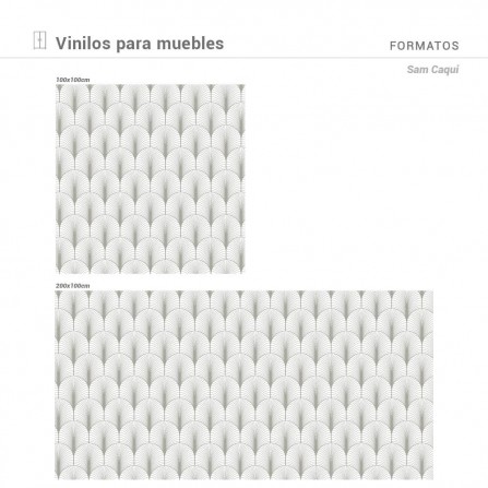 Vinilo para muebles con estampado sam maquigris