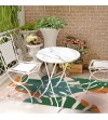 Alfombra vinílica con estampado Monstera Tropic
