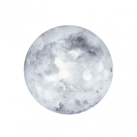 Mantel individual con estampado Moon.